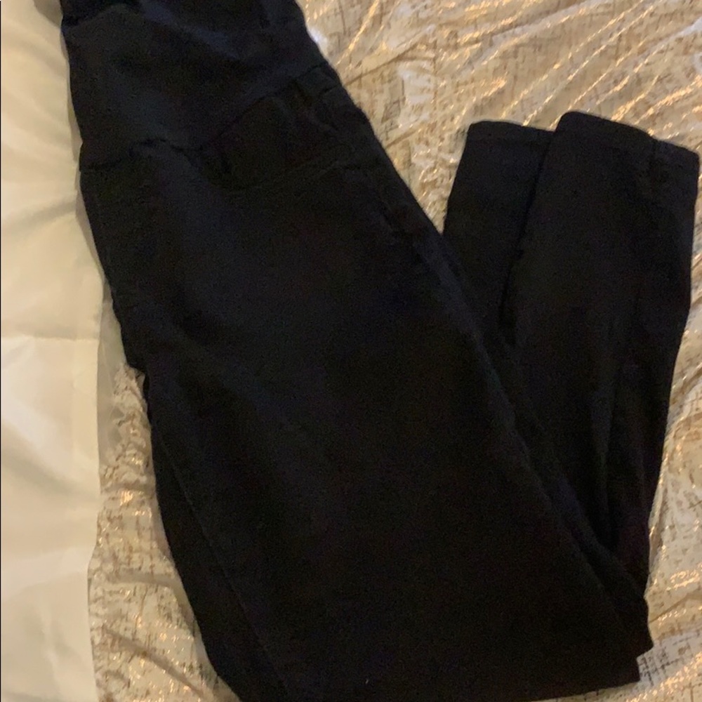 Black maternity skinny